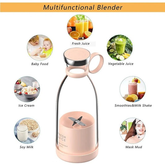 Portable and Electric Blender Bottle Juicer 380ml